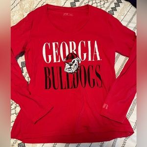Kids Georgia bulldogs long sleeve shirt